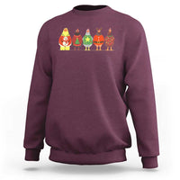Сute Christmas Chickens Sweatshirt Funny Xmas Chickens Farm Animals Lover Gift - Wonder Print Shop