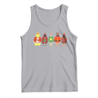 Сute Christmas Chickens Tank Top Funny Xmas Chickens Farm Animals Lover Gift - Wonder Print Shop