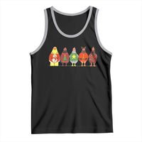 Сute Christmas Chickens Tank Top Funny Xmas Chickens Farm Animals Lover Gift - Wonder Print Shop