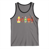 Сute Christmas Chickens Tank Top Funny Xmas Chickens Farm Animals Lover Gift - Wonder Print Shop