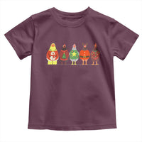 Сute Christmas Chickens Toddler T Shirt Funny Xmas Chickens Farm Animals Lover Gift - Wonder Print Shop