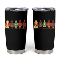 Сute Christmas Chickens Tumbler Cup Funny Xmas Chickens Farm Animals Lover Gift - Wonder Print Shop