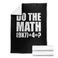 Do The Math 67 Meme Throw Blanket Funny Six Seven Meme Brainrot Math Teacher - Wonder Print Shop