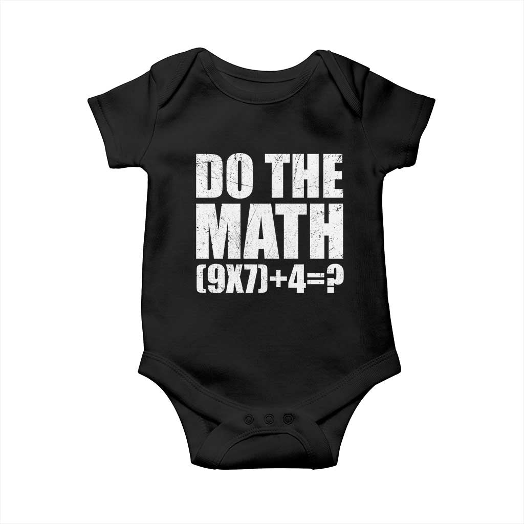 Do The Math 67 Meme Baby Onesie Funny Six Seven Meme Brainrot Math Teacher - Wonder Print Shop