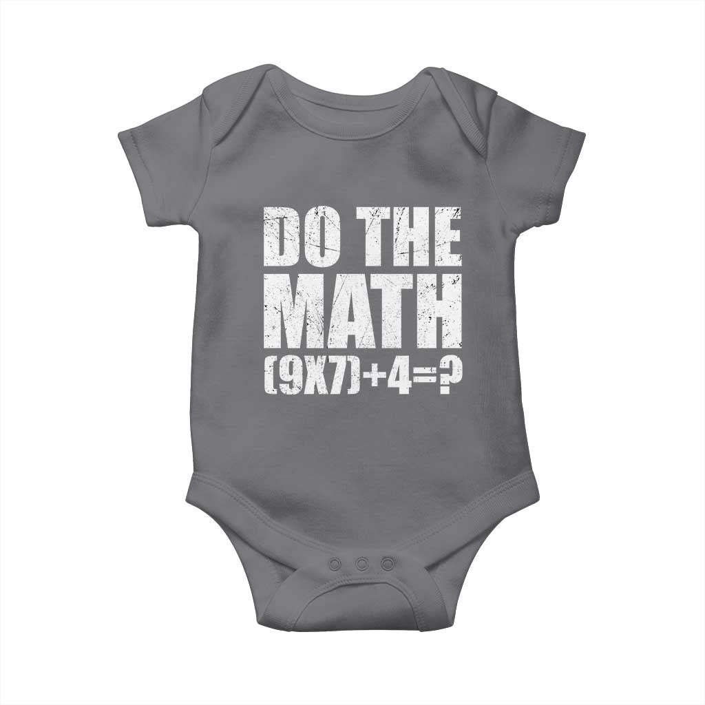 Do The Math 67 Meme Baby Onesie Funny Six Seven Meme Brainrot Math Teacher - Wonder Print Shop