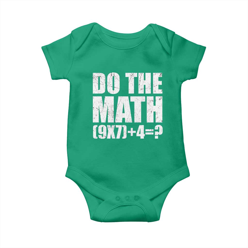 Do The Math 67 Meme Baby Onesie Funny Six Seven Meme Brainrot Math Teacher - Wonder Print Shop