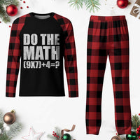 Do The Math 67 Meme Plaid Pajama Set Funny Six Seven Meme Brainrot Math Teacher - Wonder Print Shop