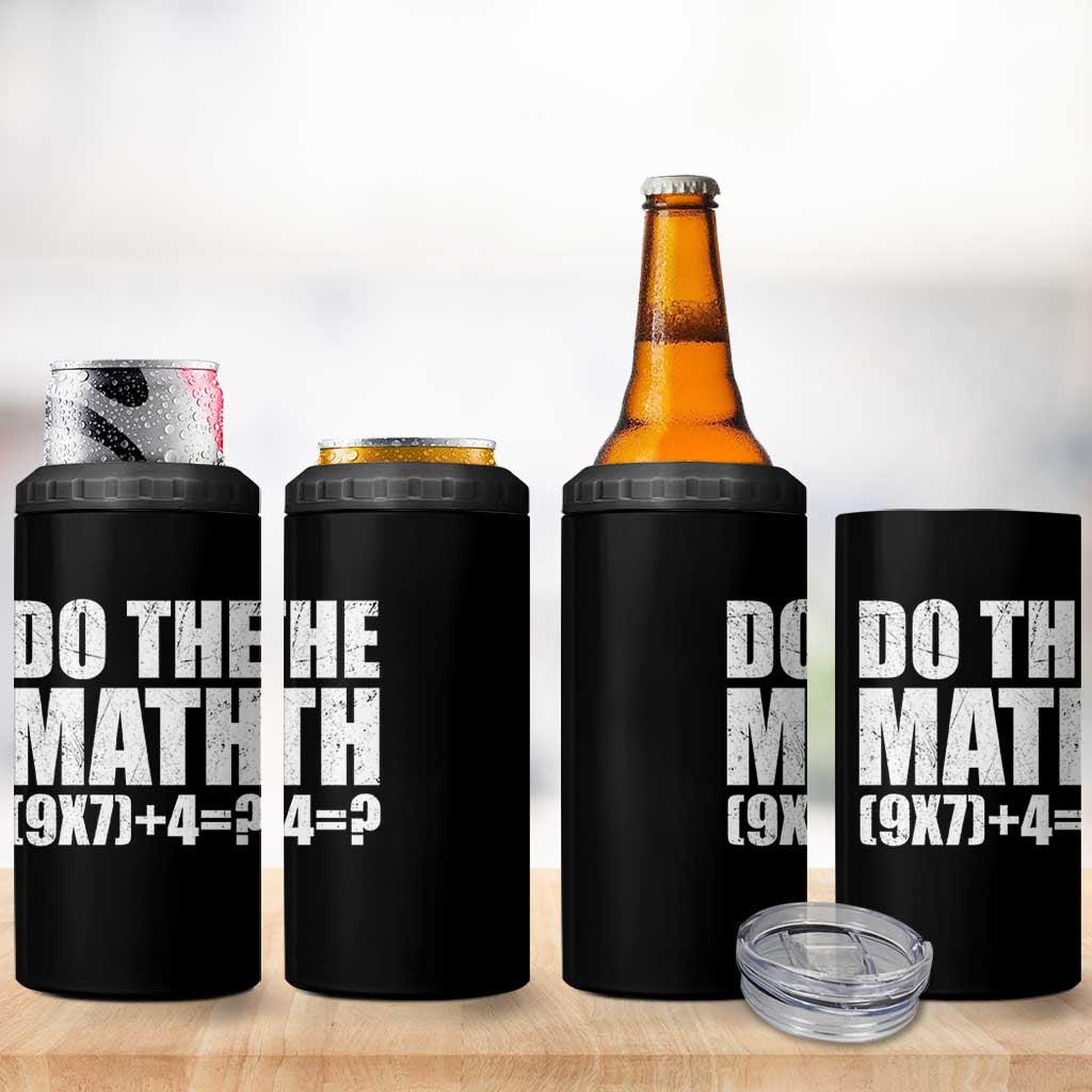 Do The Math 67 Meme 4 in 1 Can Cooler Tumbler Funny Six Seven Meme Brainrot Math Teacher - Wonder Print Shop
