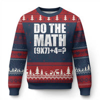 Do The Math 67 Meme Ugly Christmas Sweater Funny Six Seven Meme Brainrot Math Teacher - Wonder Print Shop