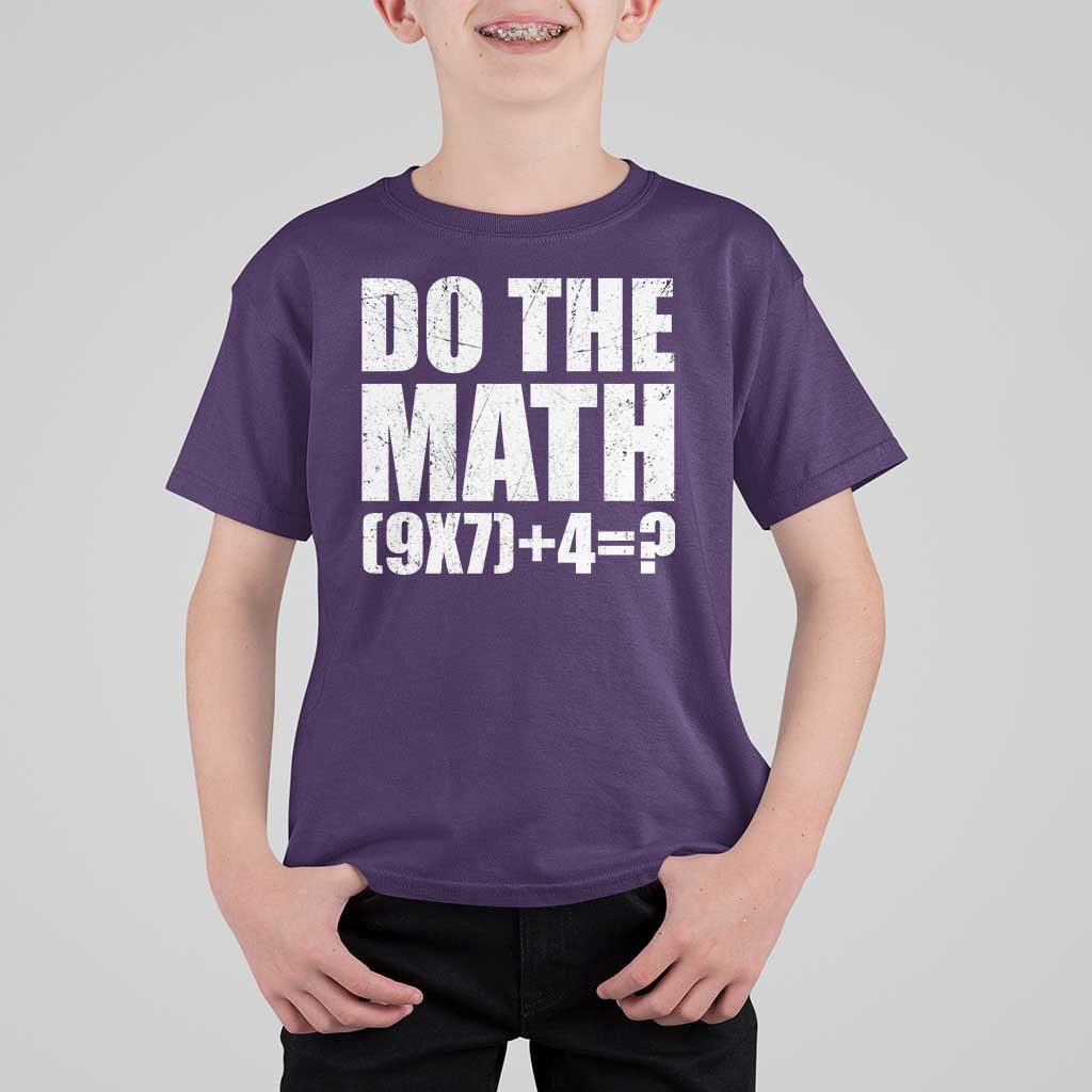 Do The Math 67 Meme T Shirt For Kid Funny Six Seven Meme Brainrot Math Teacher - Wonder Print Shop