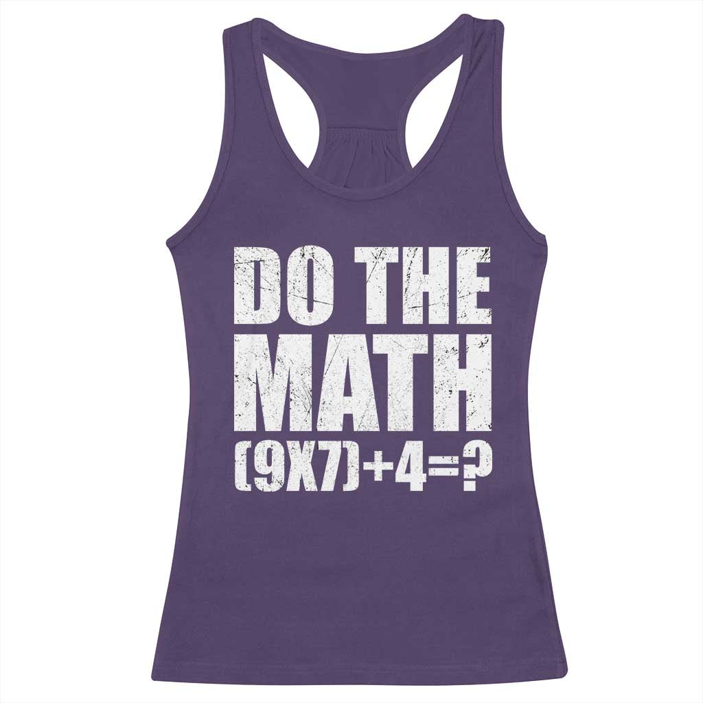 Do The Math 67 Meme Racerback Tank Top Funny Six Seven Meme Brainrot Math Teacher - Wonder Print Shop