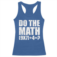 Do The Math 67 Meme Racerback Tank Top Funny Six Seven Meme Brainrot Math Teacher - Wonder Print Shop