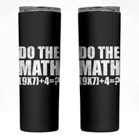 Do The Math 67 Meme Skinny Tumbler Funny Six Seven Meme Brainrot Math Teacher - Wonder Print Shop