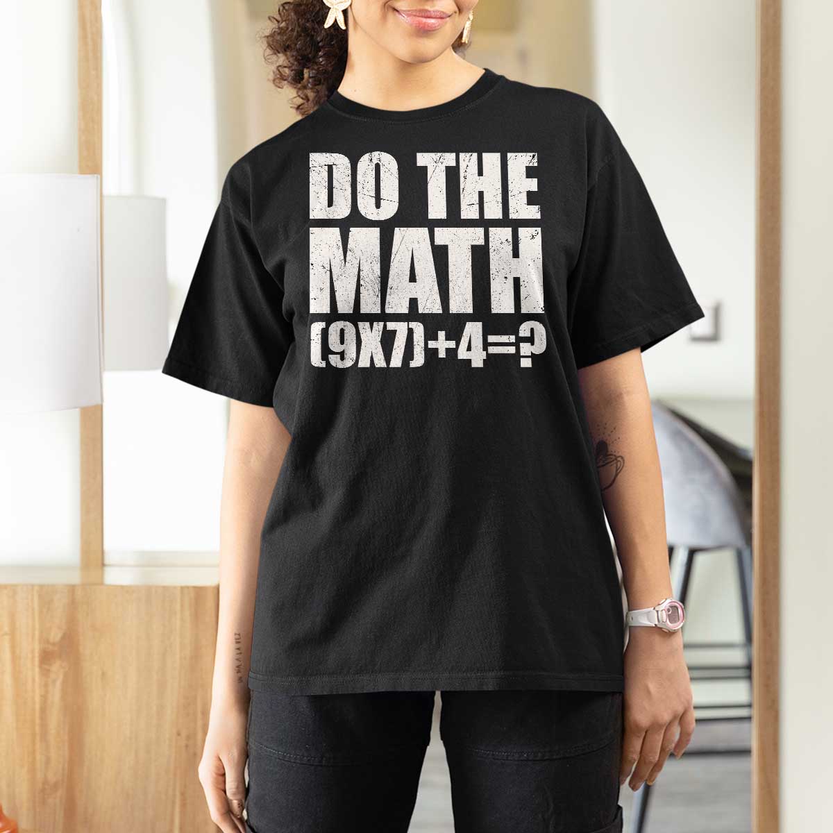 Do The Math 67 Meme T Shirt For Women Funny Six Seven Meme Brainrot Math Teacher - Wonder Print Shop