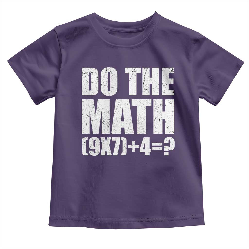 Do The Math 67 Meme Toddler T Shirt Funny Six Seven Meme Brainrot Math Teacher - Wonder Print Shop
