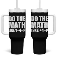 Do The Math 67 Meme Tumbler With Handle Funny Six Seven Meme Brainrot Math Teacher - Wonder Print Shop