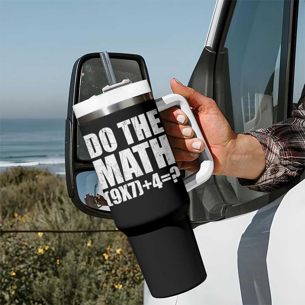 Do The Math 67 Meme Tumbler With Handle Funny Six Seven Meme Brainrot Math Teacher - Wonder Print Shop