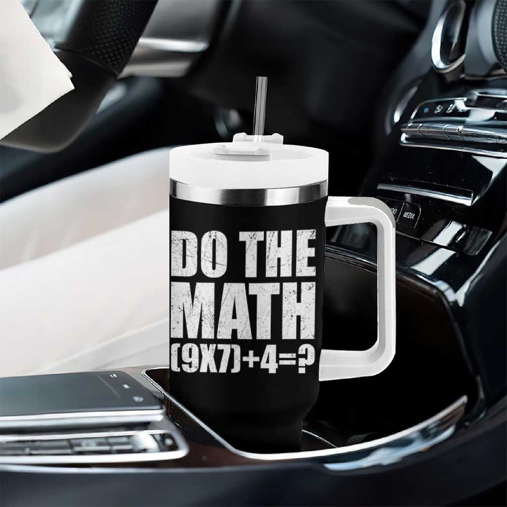 Do The Math 67 Meme Tumbler With Handle Funny Six Seven Meme Brainrot Math Teacher - Wonder Print Shop