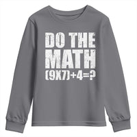 Do The Math 67 Meme Youth Sweatshirt Funny Six Seven Meme Brainrot Math Teacher - Wonder Print Shop