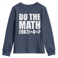 Do The Math 67 Meme Youth Sweatshirt Funny Six Seven Meme Brainrot Math Teacher - Wonder Print Shop