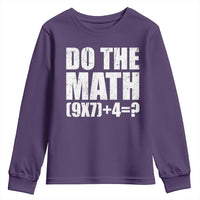 Do The Math 67 Meme Youth Sweatshirt Funny Six Seven Meme Brainrot Math Teacher - Wonder Print Shop
