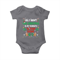 Funny Teacher Christmas 67 Baby Onesie My Students to Stop Saying 6-7 Six Seven - Wonder Print Shop