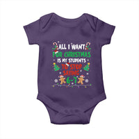 Funny Teacher Christmas 67 Baby Onesie My Students to Stop Saying 6-7 Six Seven - Wonder Print Shop