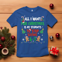 Funny Teacher Christmas 67 T Shirt My Students to Stop Saying 6-7 Six Seven - Wonder Print Shop