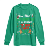 Funny Teacher Christmas 67 Long Sleeve Shirt My Students to Stop Saying 6-7 Six Seven - Wonder Print Shop