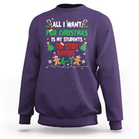 Funny Teacher Christmas 67 Sweatshirt My Students to Stop Saying 6-7 Six Seven - Wonder Print Shop