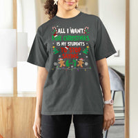 Funny Teacher Christmas 67 T Shirt For Women My Students to Stop Saying 6-7 Six Seven - Wonder Print Shop