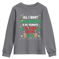 Funny Teacher Christmas 67 Youth Sweatshirt My Students to Stop Saying 6-7 Six Seven - Wonder Print Shop