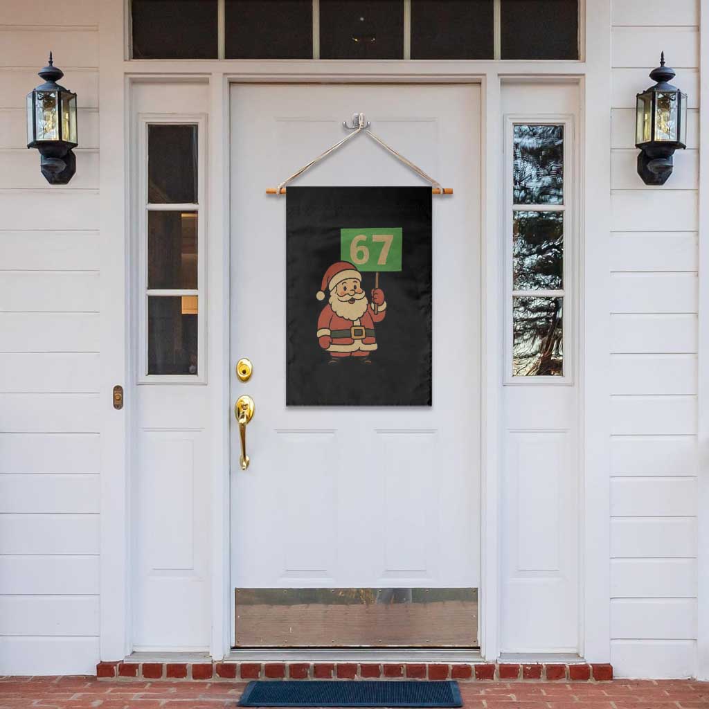 67 Christmas Garden Flag Funny Six Seven Meme Brainrot Santa Claus Boys - Wonder Print Shop