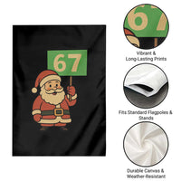 67 Christmas Garden Flag Funny Six Seven Meme Brainrot Santa Claus Boys - Wonder Print Shop