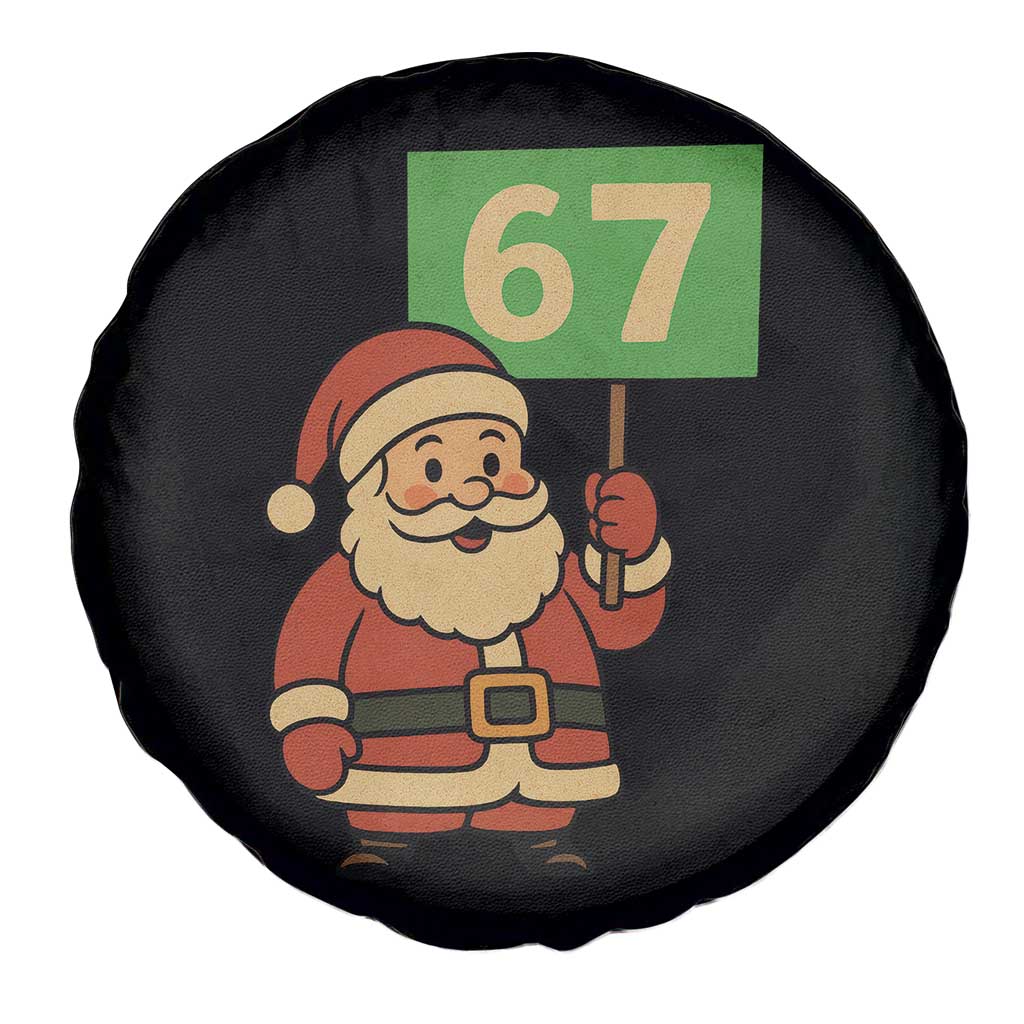 67 Christmas Spare Tire Cover Funny Six Seven Meme Brainrot Santa Claus Boys - Wonder Print Shop