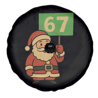 67 Christmas Spare Tire Cover Funny Six Seven Meme Brainrot Santa Claus Boys - Wonder Print Shop