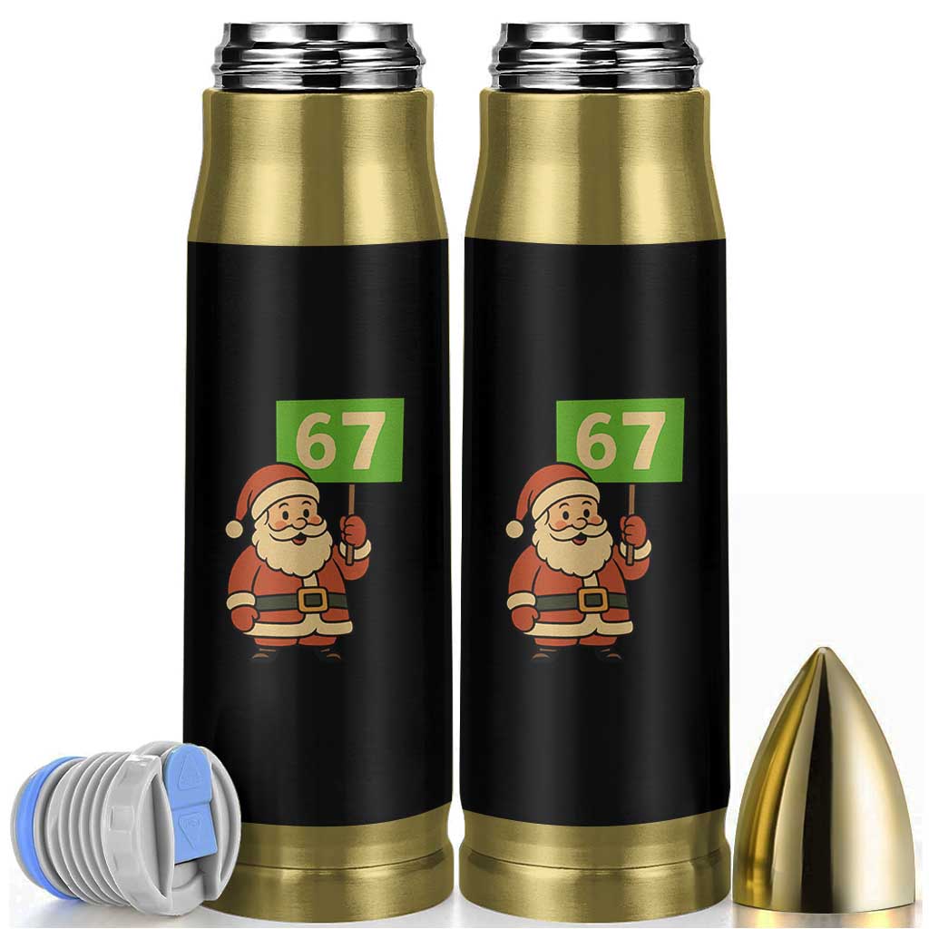 67 Christmas Bullet Tumbler Funny Six Seven Meme Brainrot Santa Claus Boys - Wonder Print Shop