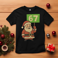 67 Christmas T Shirt Funny Six Seven Meme Brainrot Santa Claus Boys - Wonder Print Shop