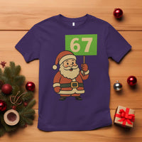 67 Christmas T Shirt Funny Six Seven Meme Brainrot Santa Claus Boys - Wonder Print Shop