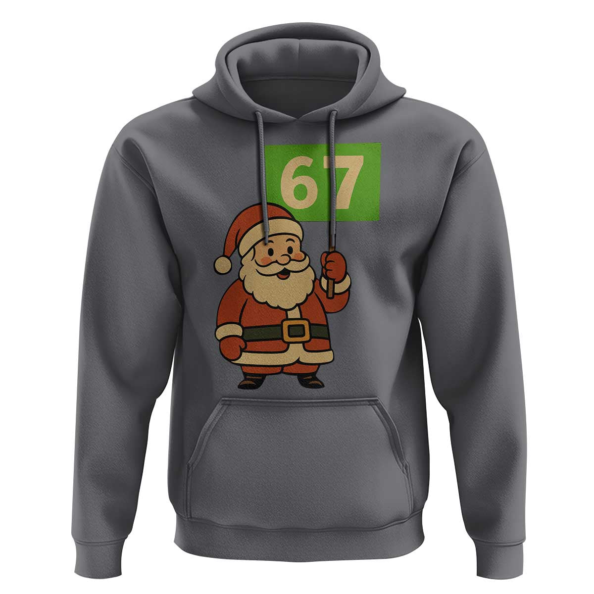 67 Christmas Hoodie Funny Six Seven Meme Brainrot Santa Claus Boys - Wonder Print Shop