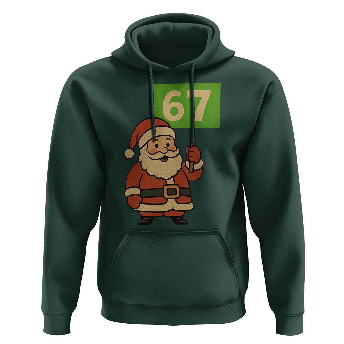 67 Christmas Hoodie Funny Six Seven Meme Brainrot Santa Claus Boys - Wonder Print Shop