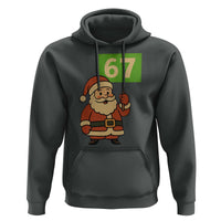 67 Christmas Hoodie Funny Six Seven Meme Brainrot Santa Claus Boys - Wonder Print Shop