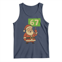 67 Christmas Tank Top Funny Six Seven Meme Brainrot Santa Claus Boys - Wonder Print Shop