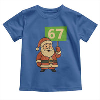 67 Christmas Toddler T Shirt Funny Six Seven Meme Brainrot Santa Claus Boys - Wonder Print Shop