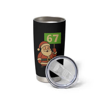 67 Christmas Tumbler Cup Funny Six Seven Meme Brainrot Santa Claus Boys - Wonder Print Shop