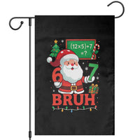 67 Teacher Christmas Garden Flag Santa Six Seven Meme Math Equation Bruh - Wonder Print Shop