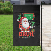 67 Teacher Christmas Garden Flag Santa Six Seven Meme Math Equation Bruh - Wonder Print Shop