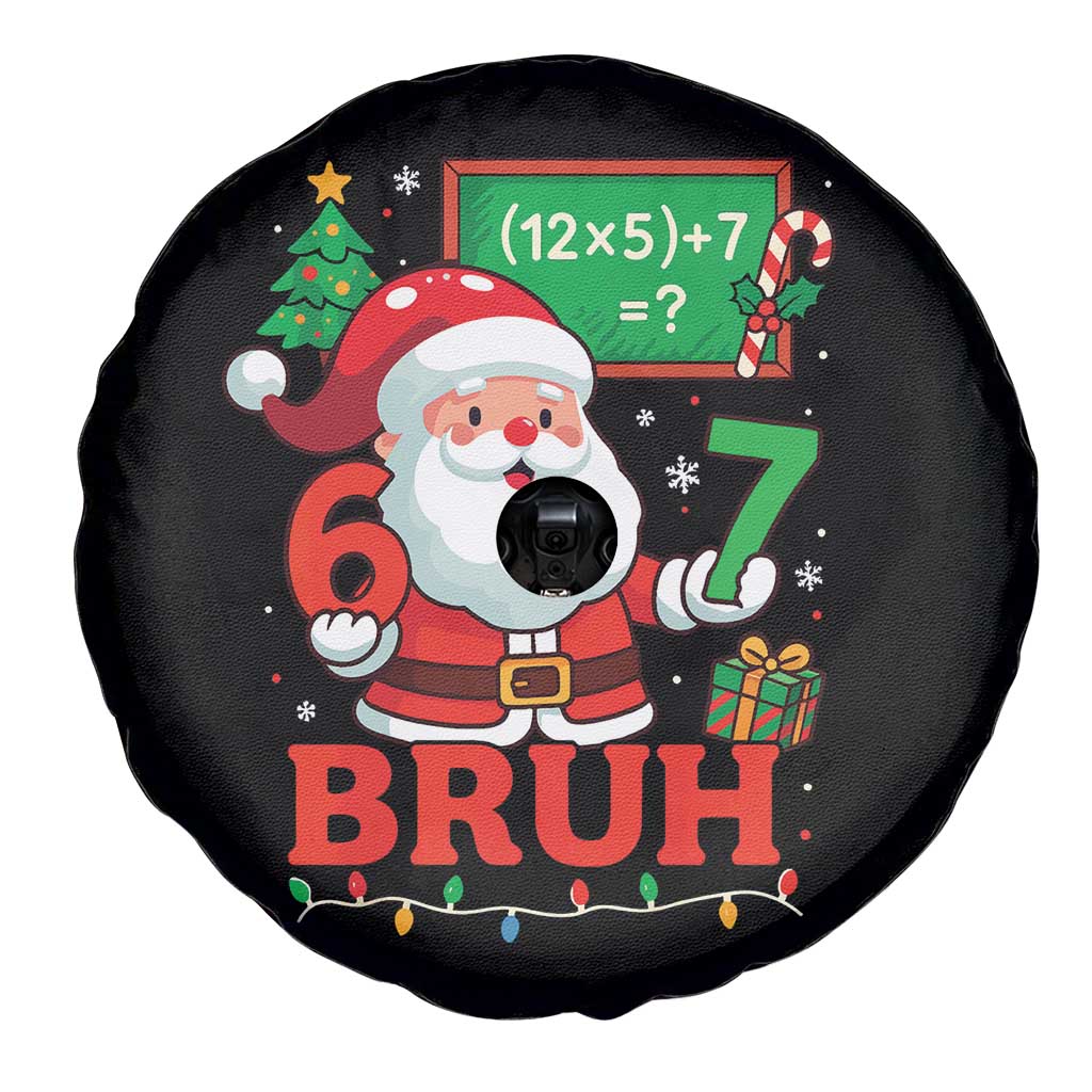 67 Teacher Christmas Spare Tire Cover Santa Six Seven Meme Math Equation Bruh - Wonder Print Shop