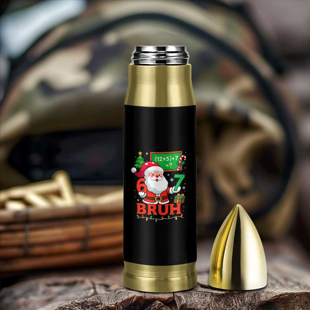 67 Teacher Christmas Bullet Tumbler Santa Six Seven Meme Math Equation Bruh - Wonder Print Shop
