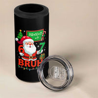 67 Teacher Christmas 4 in 1 Can Cooler Tumbler Santa Six Seven Meme Math Equation Bruh - Wonder Print Shop
